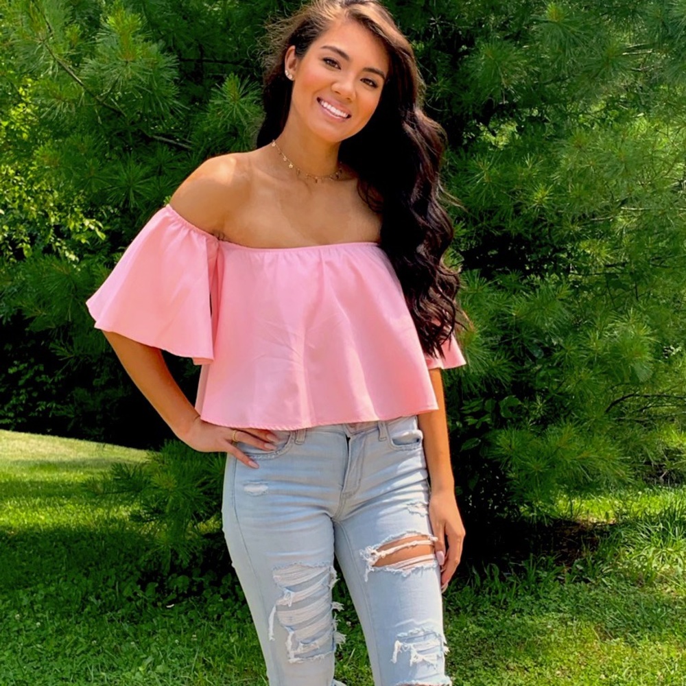 Pink top